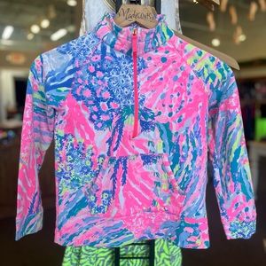 Lilly Pulitzer Quarter Zip Pullover - Youth Large